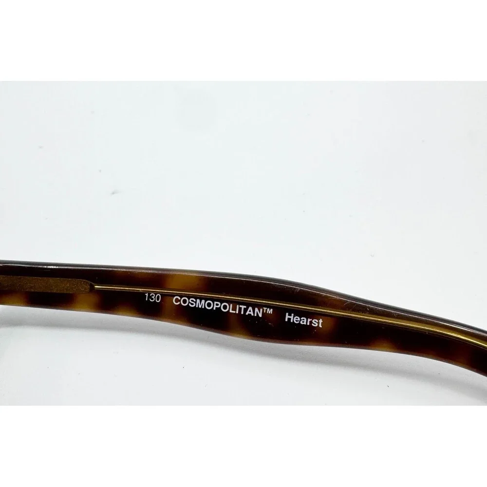 Cosmopolitan Eyeglasses Womens Olive Tortoise CS01 Oval Frames 130